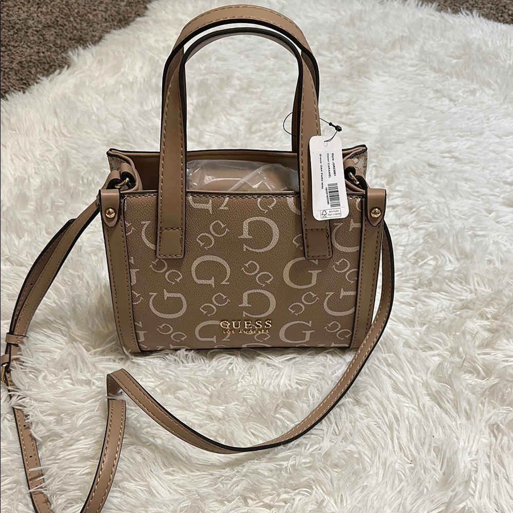 GUESS Tan Mini Crossbody